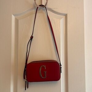 Guess red purse